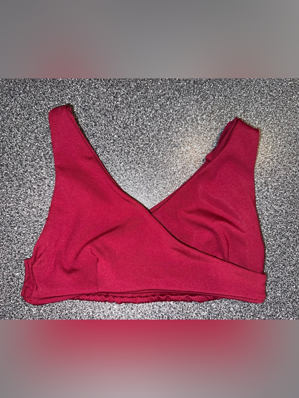 Chelsea B Dancewear Red Bra Top Size Child Large
